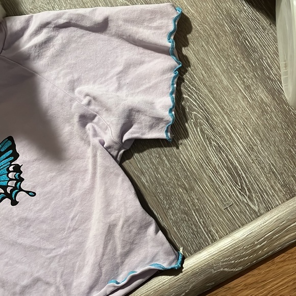 Zaful butterfly crop top NWOT - Picture 3 of 3